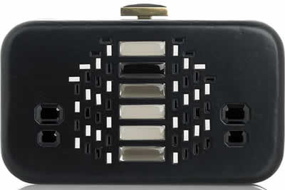 Devi Kroell Wood Embellished Clutch