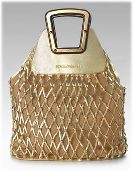 Dolce and Gabbana Vitello Canvas Tote
