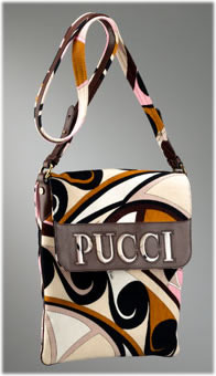 Emilio Pucci Niger Corduroy Small Messenger