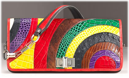 Etro Crocodile Clutch