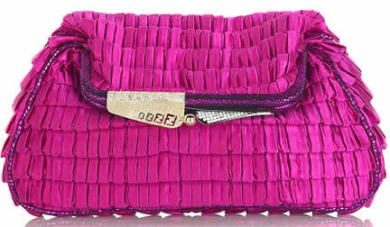 Pink fendi 2025 clutch