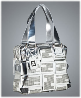 Fendi Crossword Grande Mirrored Bag