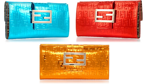 Fendi Neon Buckle Wallet