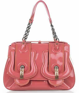 Fendi Patent Leather B Bag