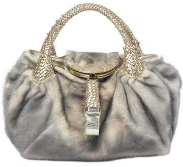 Fendi discount fur purse