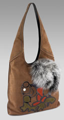 Fendi Suede Hobo