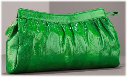 Goldenbleu Tiffany Patent Clutch