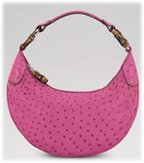 Gucci Ostrich Handbag