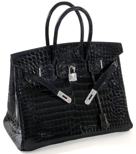 Hermes Diamond Crocodile Birkin