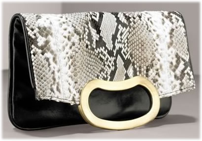 Jalda Python Clutch