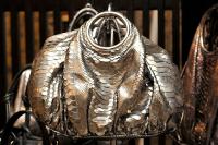 Jane August 57th Street in Anthracite Python ($3,080)