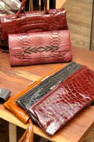 Jane August Bonnie Court Oversized Clutch, Mock Croc ($880)