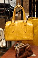 Jane August Lindemere Drive, Mustard Mock Croc ($1,320)