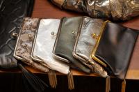 Jane August Mercer Tassle Clutch - Python, Washed Python, Stingray ($1,390), Washed Lamb ($880)