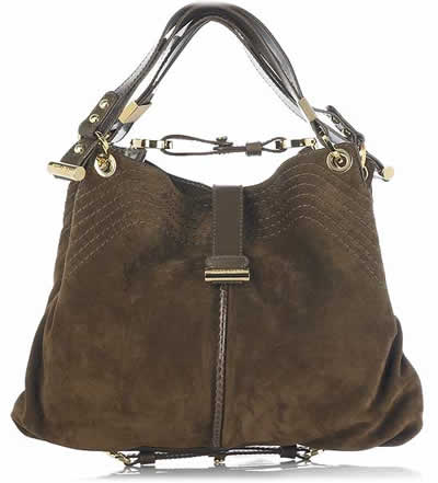 Jimmy Choo Alex Suede Shoulder Bag