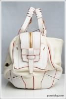JT Italia HB Satchel - AIR Collection - White - $3,440