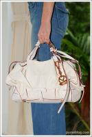 JT Italia HB Satchel - AIR Collection - White - $3,440