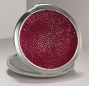 Leiber Crystal-Detailed Compact Mirror