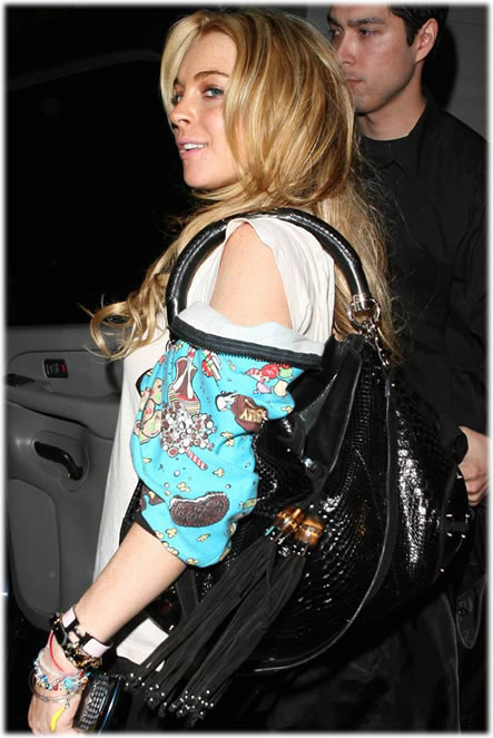 Lindsay Lohan Handbag Style