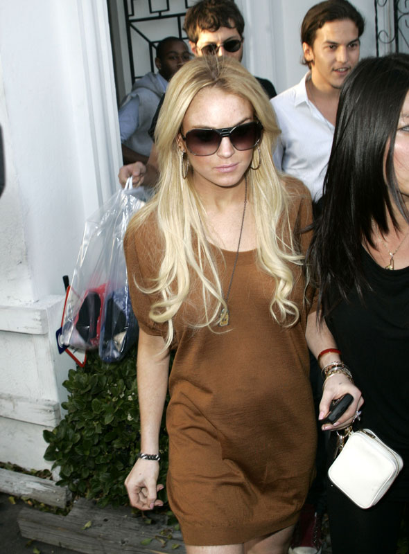 Lindsay Lohan Style YSL Belle de Jour Wristlet PurseBlog