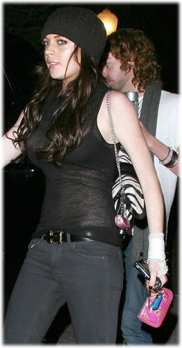 Lindsay Lohan Louis Vuitton Key Holder