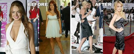 Lindsay Lohan Before After