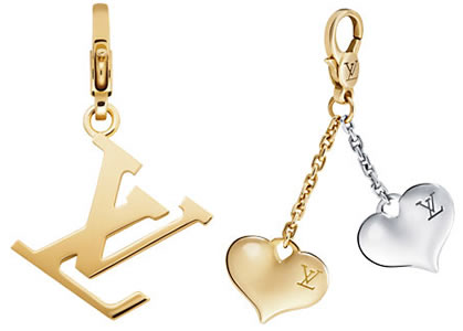 Louis Vuitton Gold Charms