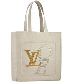 louis vuitton love canvas tote