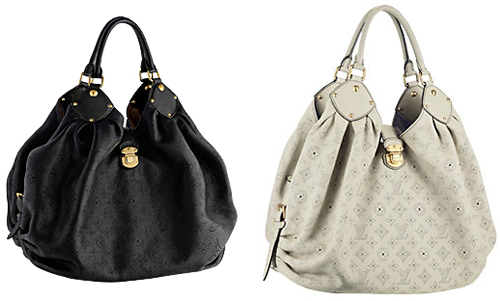 Louis Vuitton's handbag, Mahina XL Hobo (Black Monogram Leather)