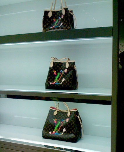 louis vuitton moca line neverfull handbags