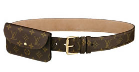 Louis Vuitton Monogram Canvas Pochette Belt 40 - PurseBlog