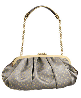 Louis Vuitton Monogram Satin Aumoniere