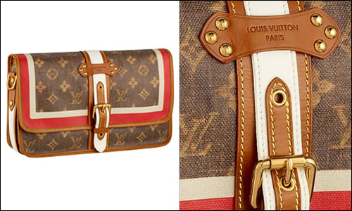 Louis Vuitton Monogram Tisse Rayure Clutch