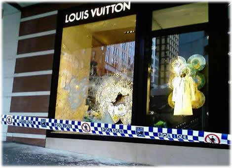 Louis Vuitton Robbed