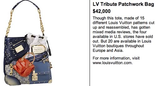 Louis Vuitton Tribute Patchwork Bag