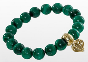 malachite green bracelet