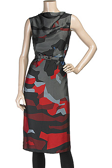 Marc Jacobs Abstract Floral Print Dress