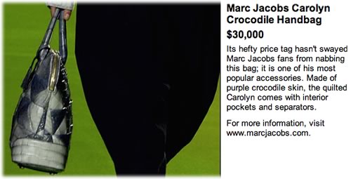 Marc Jacobs Carolyn Crocodile Handbag