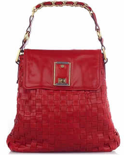 Marc Jacobs Elsa Woven Leather Bag