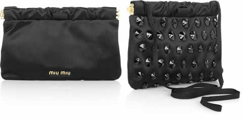 Miu Miu Crystal Embellished Purse