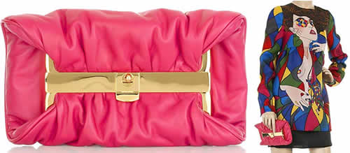 Miu Miu Framed Fold Over Clutch