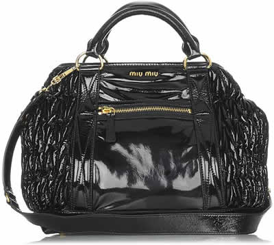 Miu Miu Patent Leather Tote