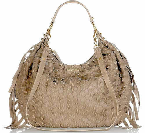 miu miu woven leather hobo1