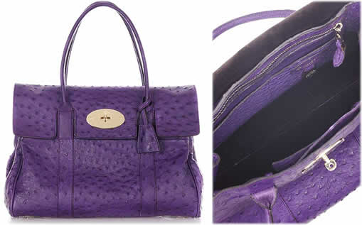 Mulberry Ostrich Bayswater Bag