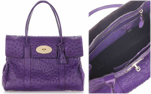 mulberry ostrich bayswater bag