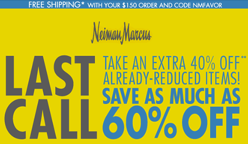 neiman marcus last call sale