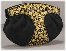 Oscar De La Renta Gilded Suede Clutch oscar de la renta gilded suede clutch purseblog Oscar De La Renta Gilded Suede Clutch oscar de la renta gilded suede clutch purseblog