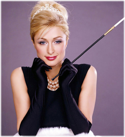 paris hilton audrey hepburn