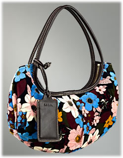 Paul Smith Floral Velvet Handbag
