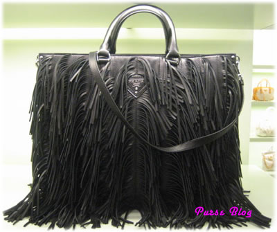 prada fringe handbag